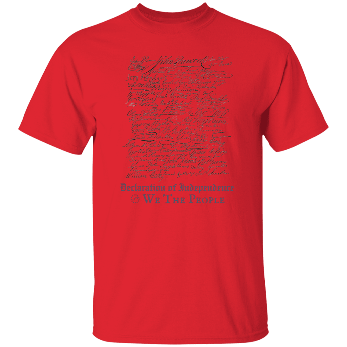 Declaration of Independence Signatures T-Shirt