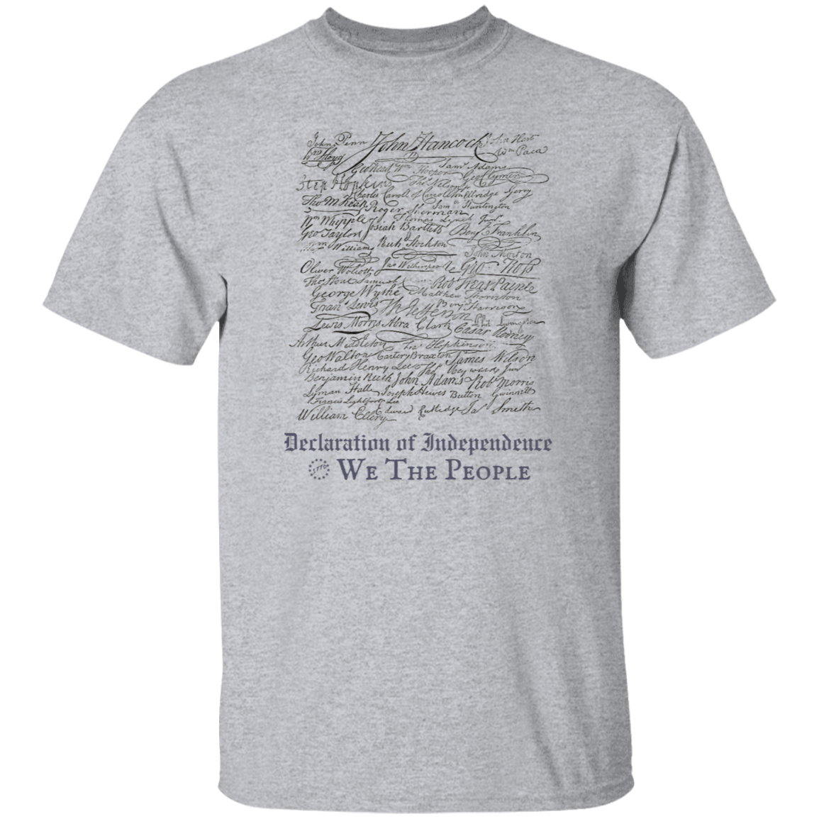 Declaration of Independence Signatures T-Shirt