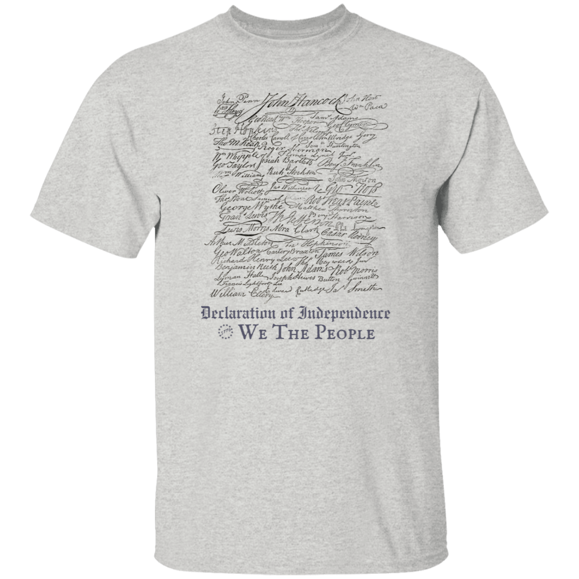Declaration of Independence Signatures T-Shirt