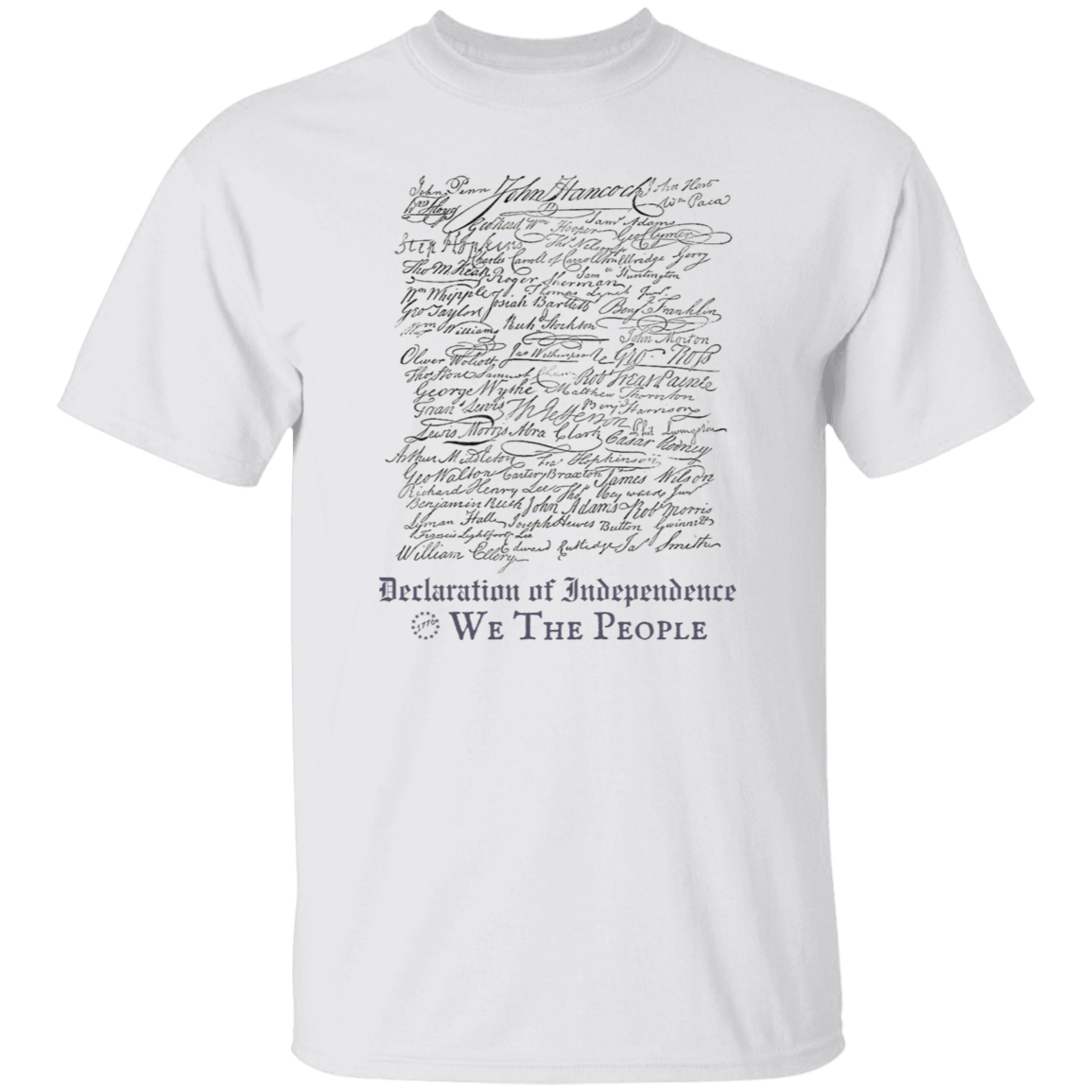 Declaration of Independence Signatures T-Shirt