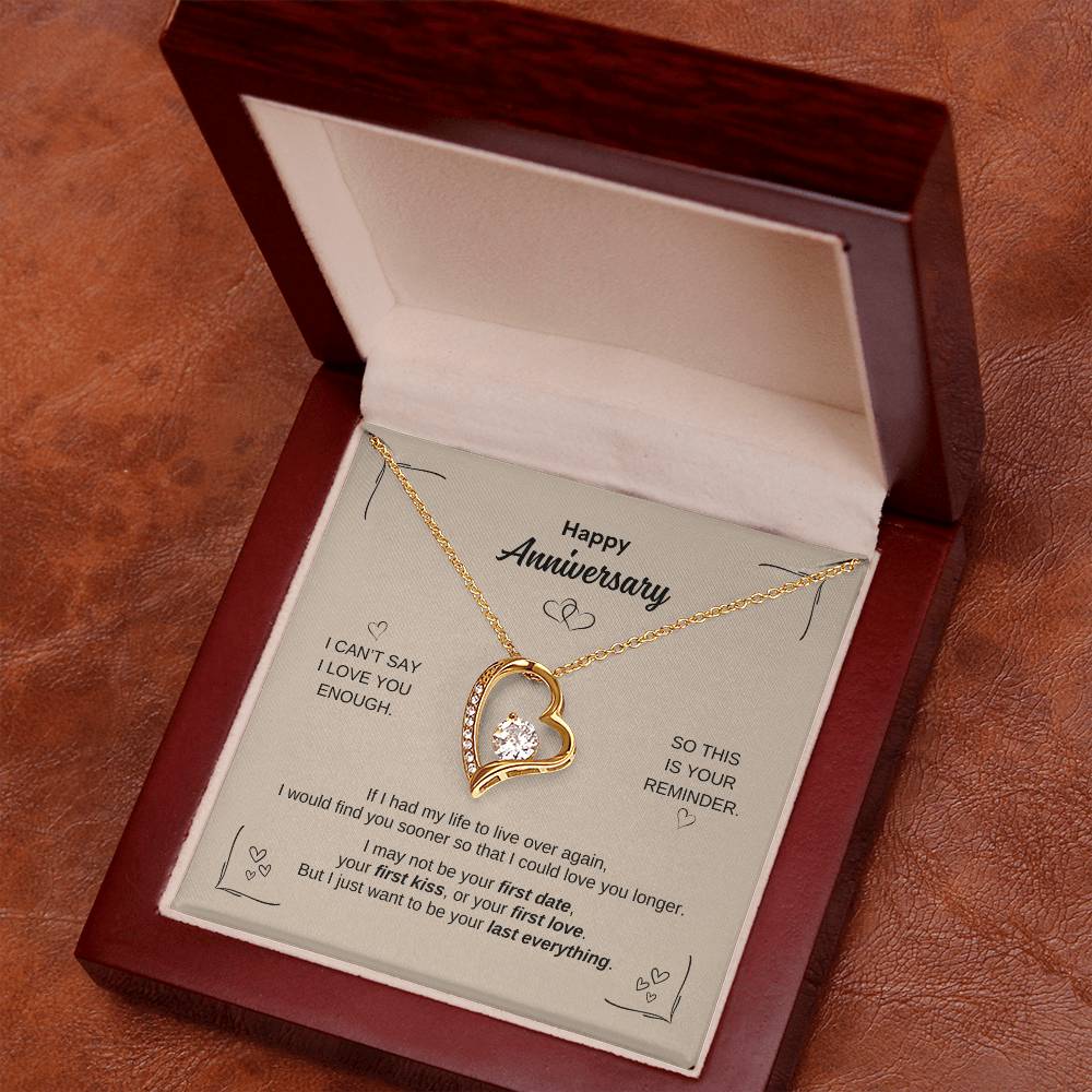 Happy Anniversary ~ Forever Love Necklace