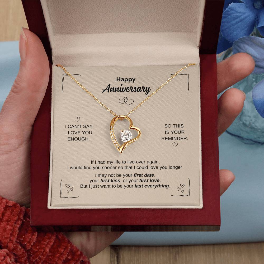 Happy Anniversary ~ Forever Love Necklace