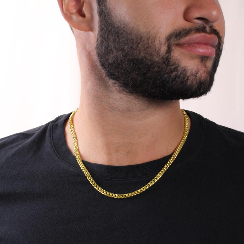 To My Love ~ Cuban Link Chain Necklace
