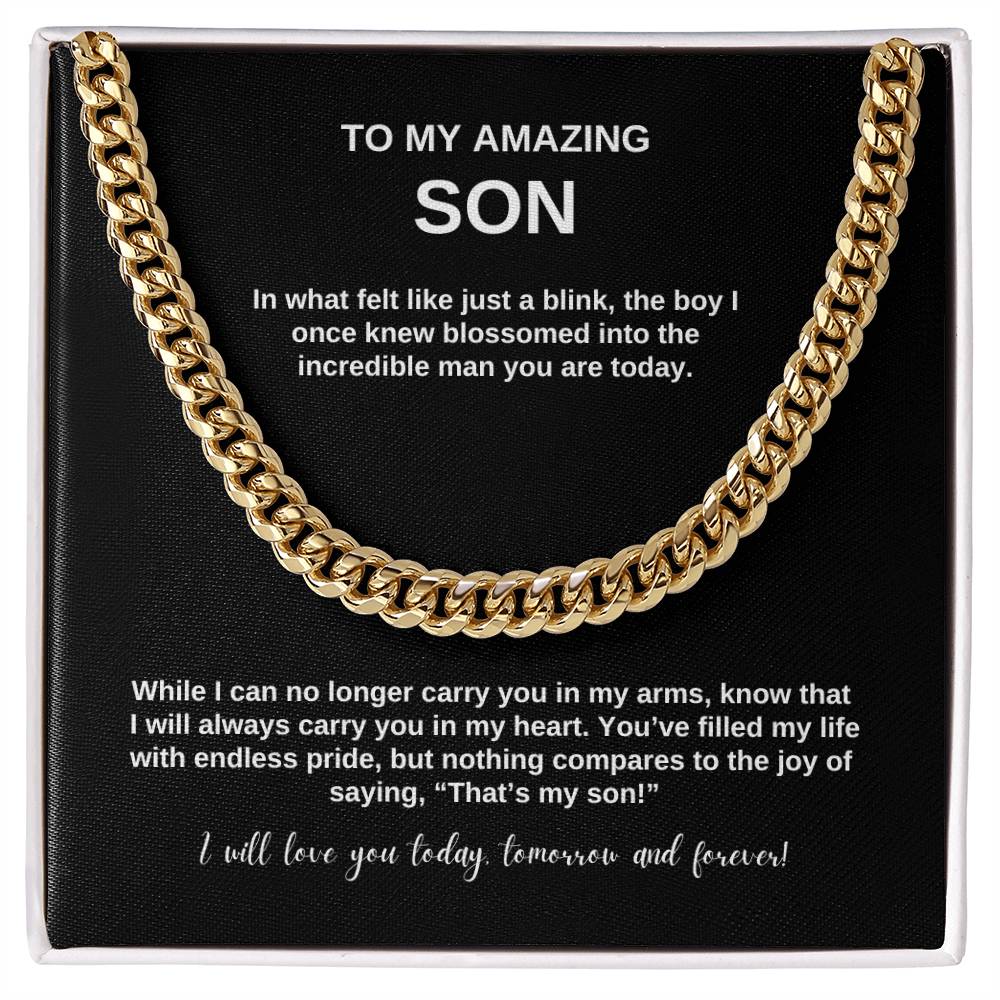Amazing Son ~ Cuban Link Necklace