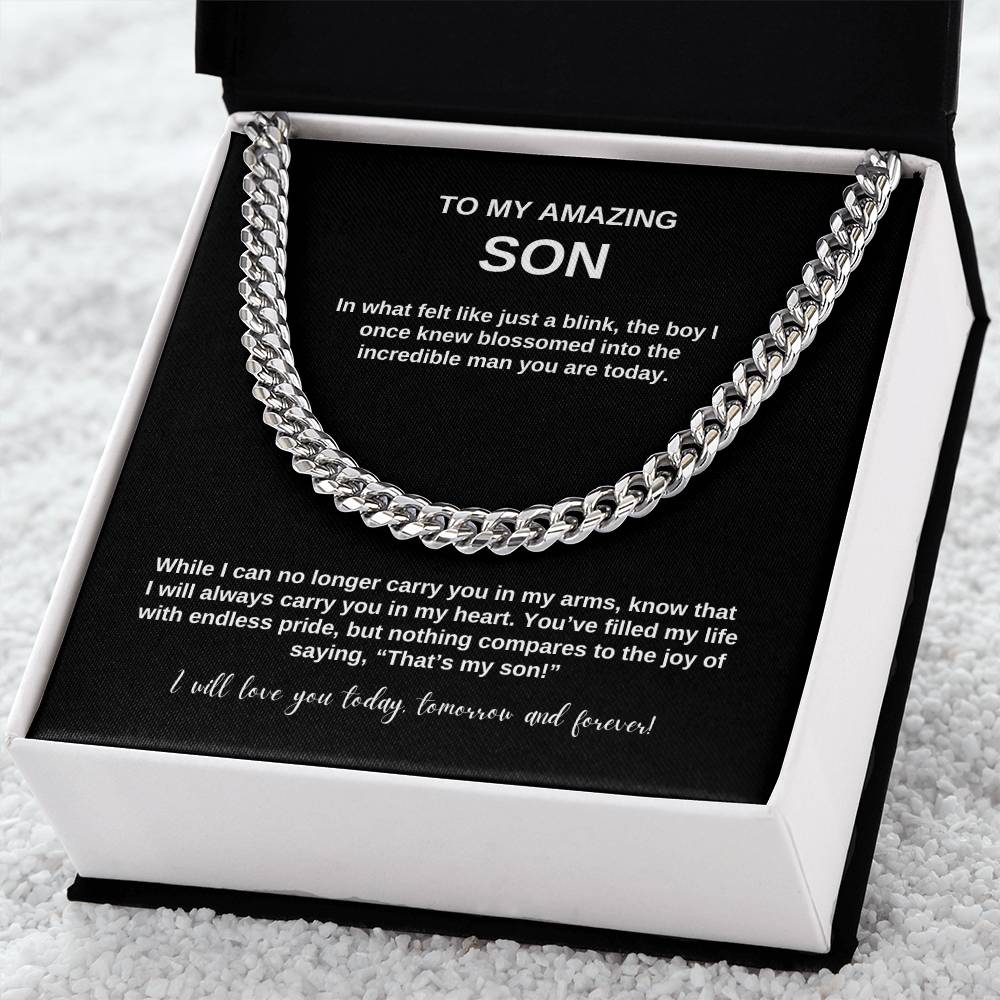 Amazing Son ~ Cuban Link Necklace