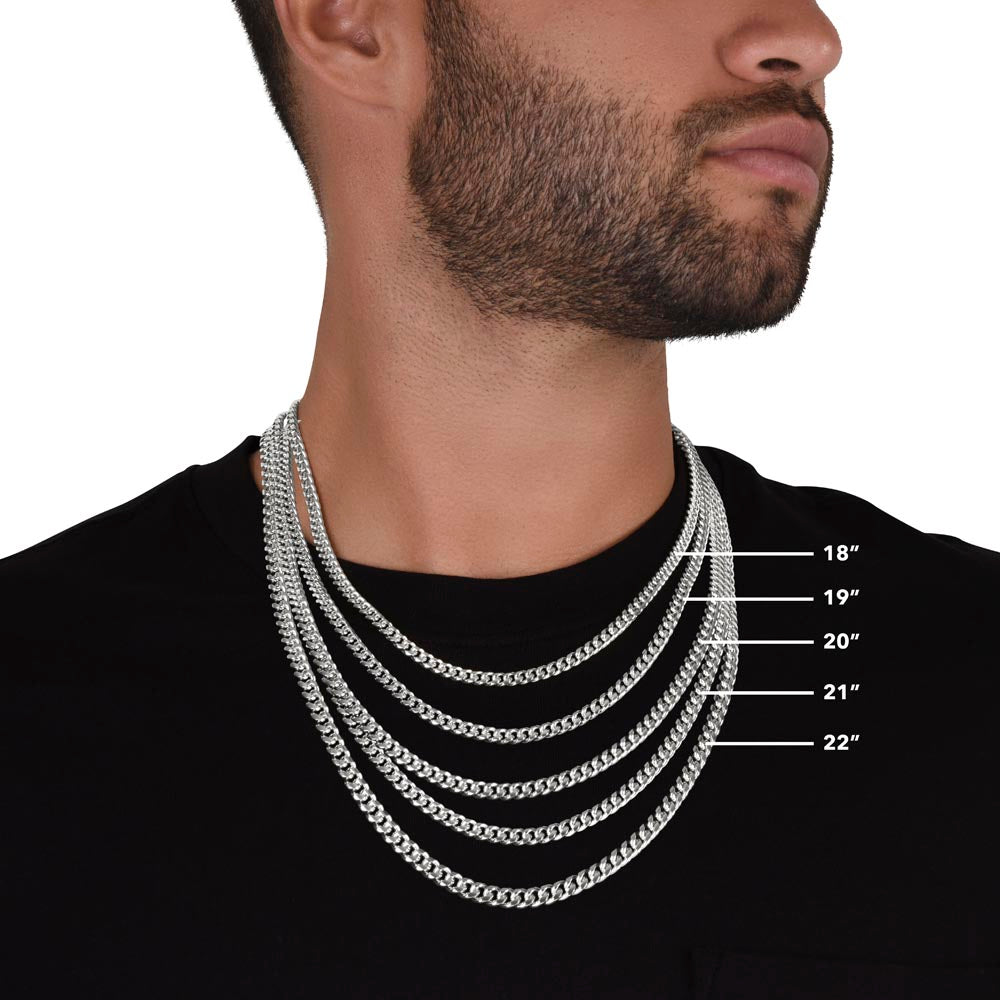 To My Love ~ Cuban Link Chain Necklace