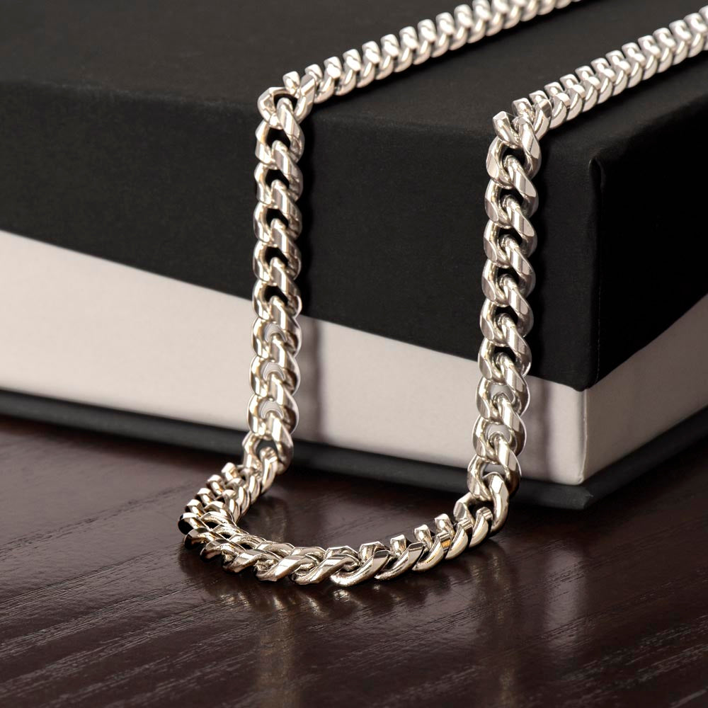 To My One and Only ~ Cuban Link Chain Necklace
