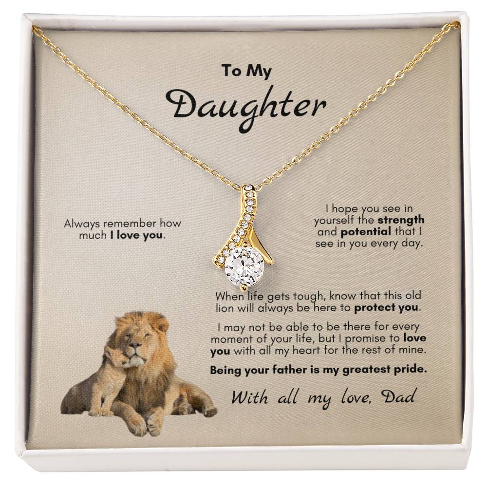 To My Daughter ~ Alluring Beauty Necklace