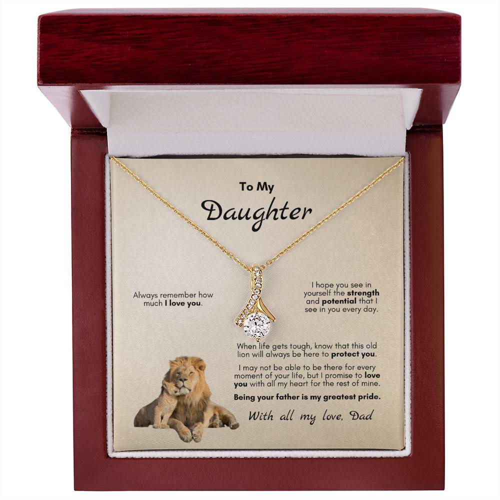 To My Daughter ~ Alluring Beauty Necklace