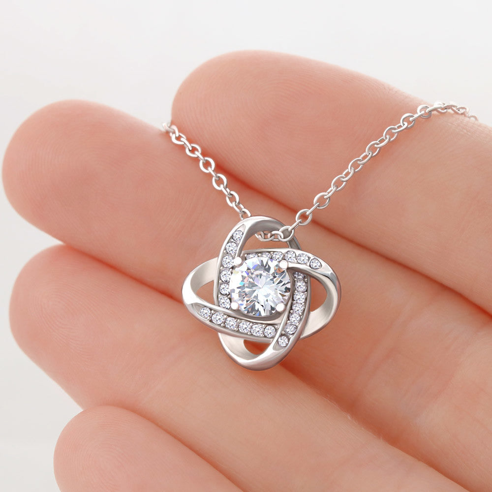 To My Amazing Daughter ~ Love Knot Necklace