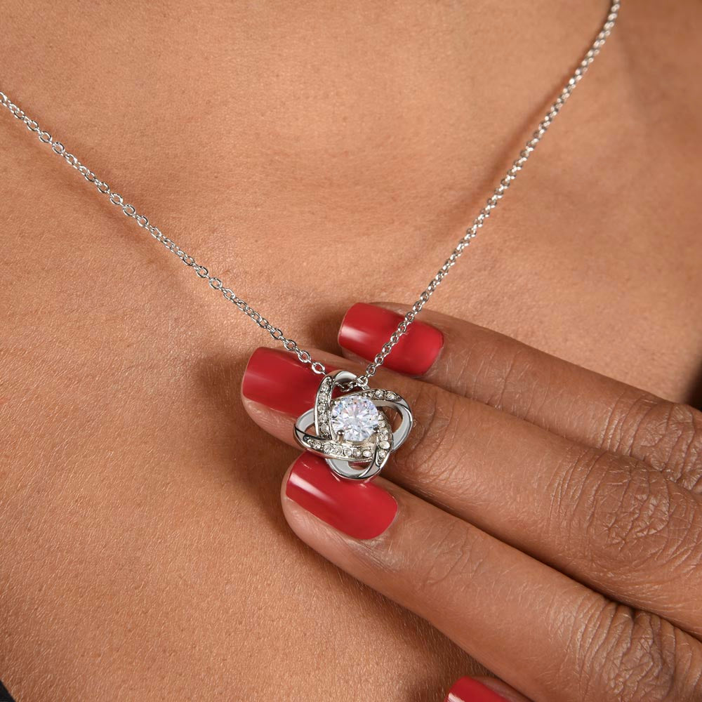 To My Forever Friend ~ Love Knot Necklace