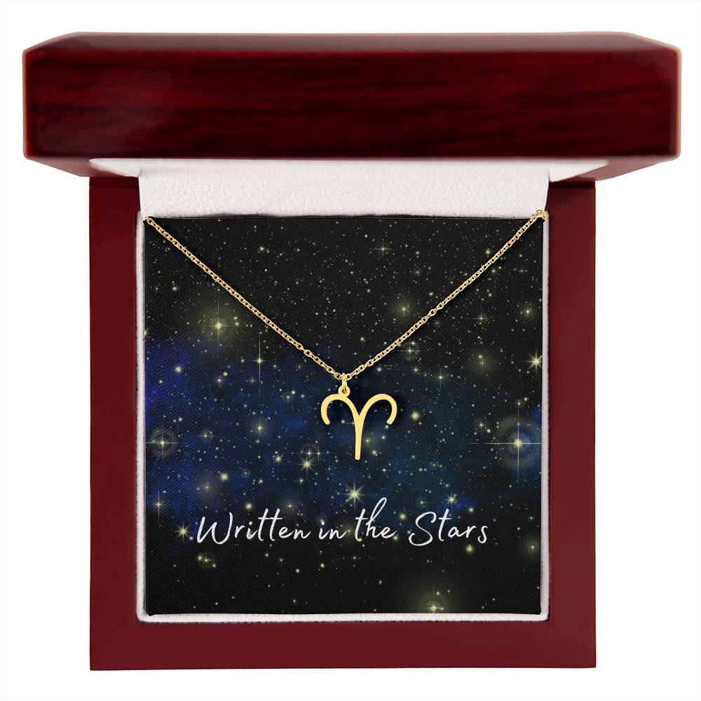 Written In The Stars ~ Zodiac Sign necklace