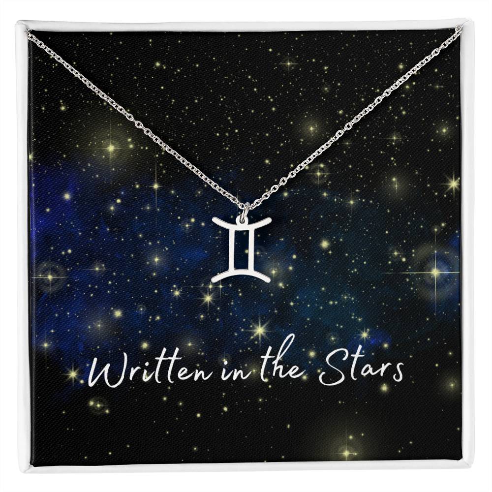Written In The Stars ~ Zodiac Sign necklace