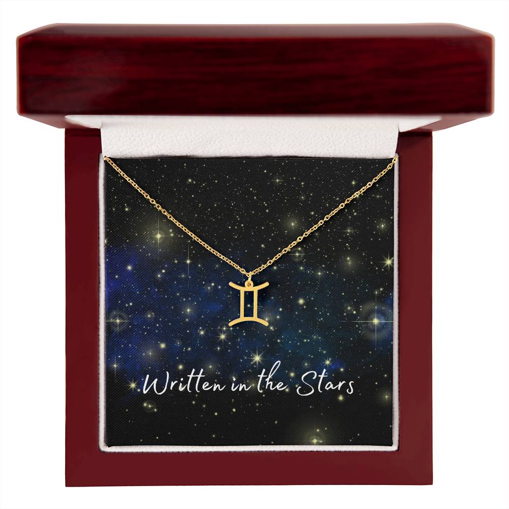 Written In The Stars ~ Zodiac Sign necklace
