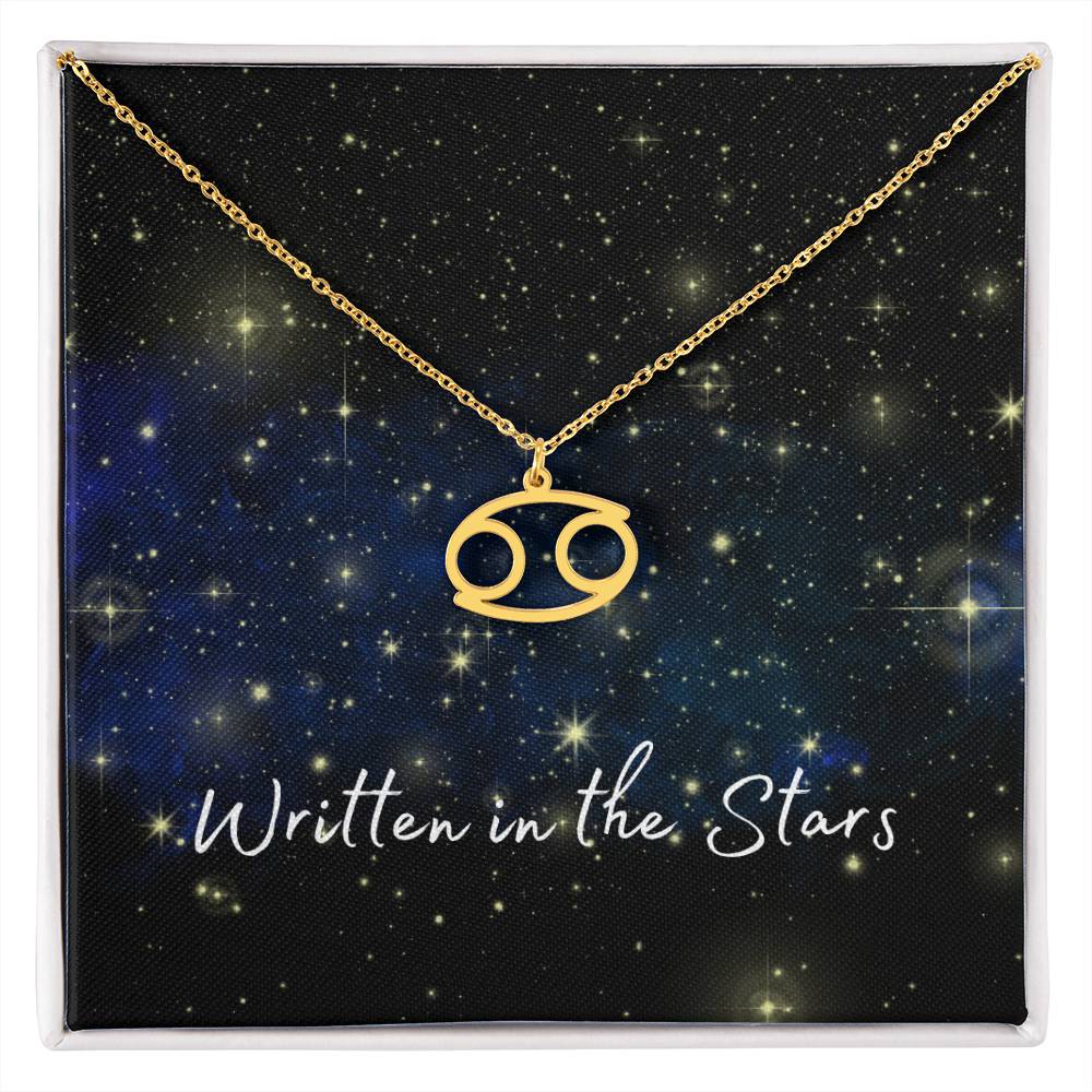 Written In The Stars ~ Zodiac Sign necklace