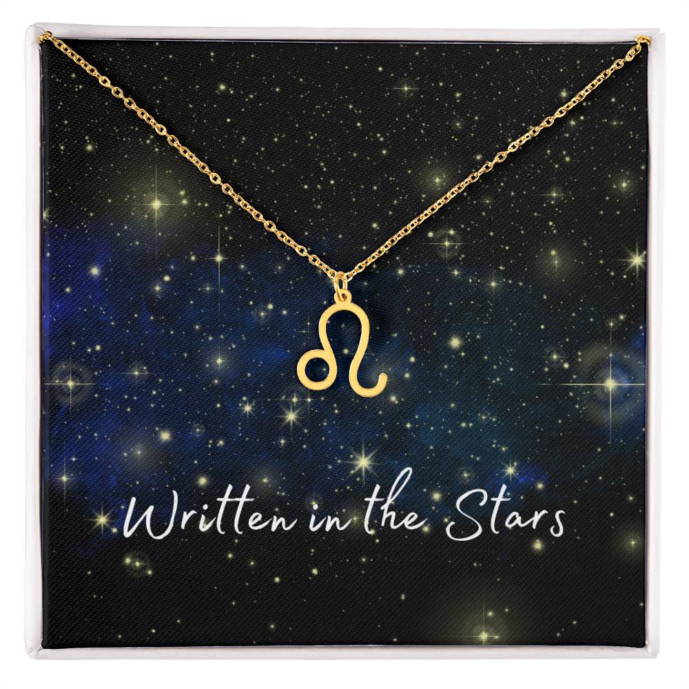 Written In The Stars ~ Zodiac Sign necklace
