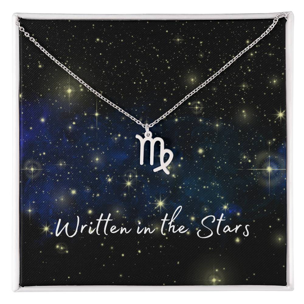 Written In The Stars ~ Zodiac Sign necklace