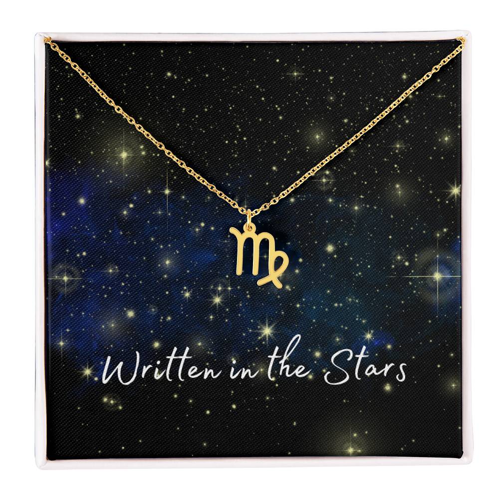 Written In The Stars ~ Zodiac Sign necklace