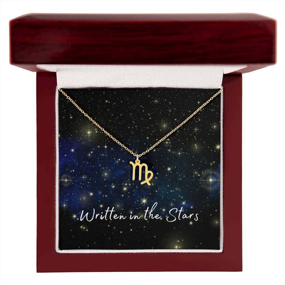 Written In The Stars ~ Zodiac Sign necklace