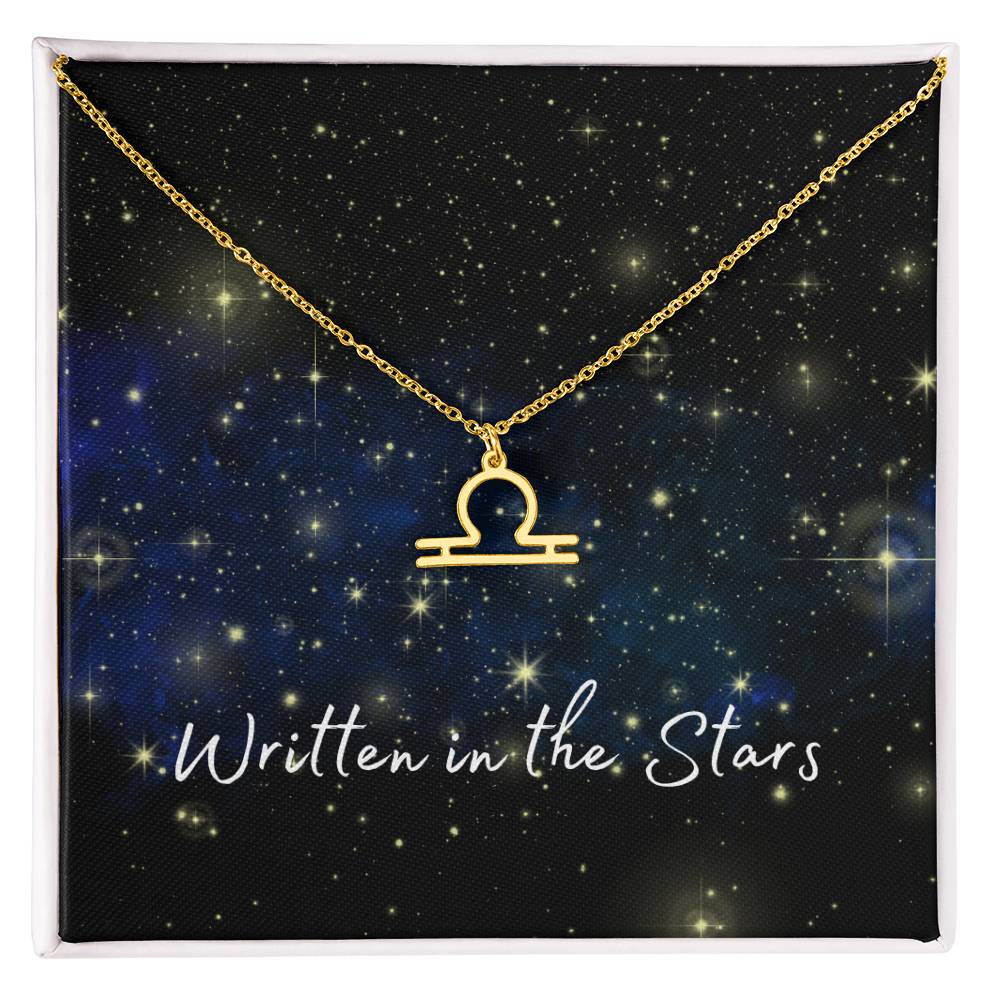 Written In The Stars ~ Zodiac Sign necklace