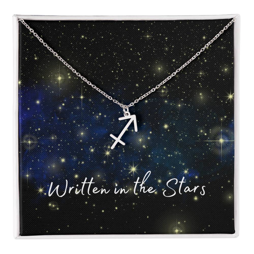 Written In The Stars ~ Zodiac Sign necklace