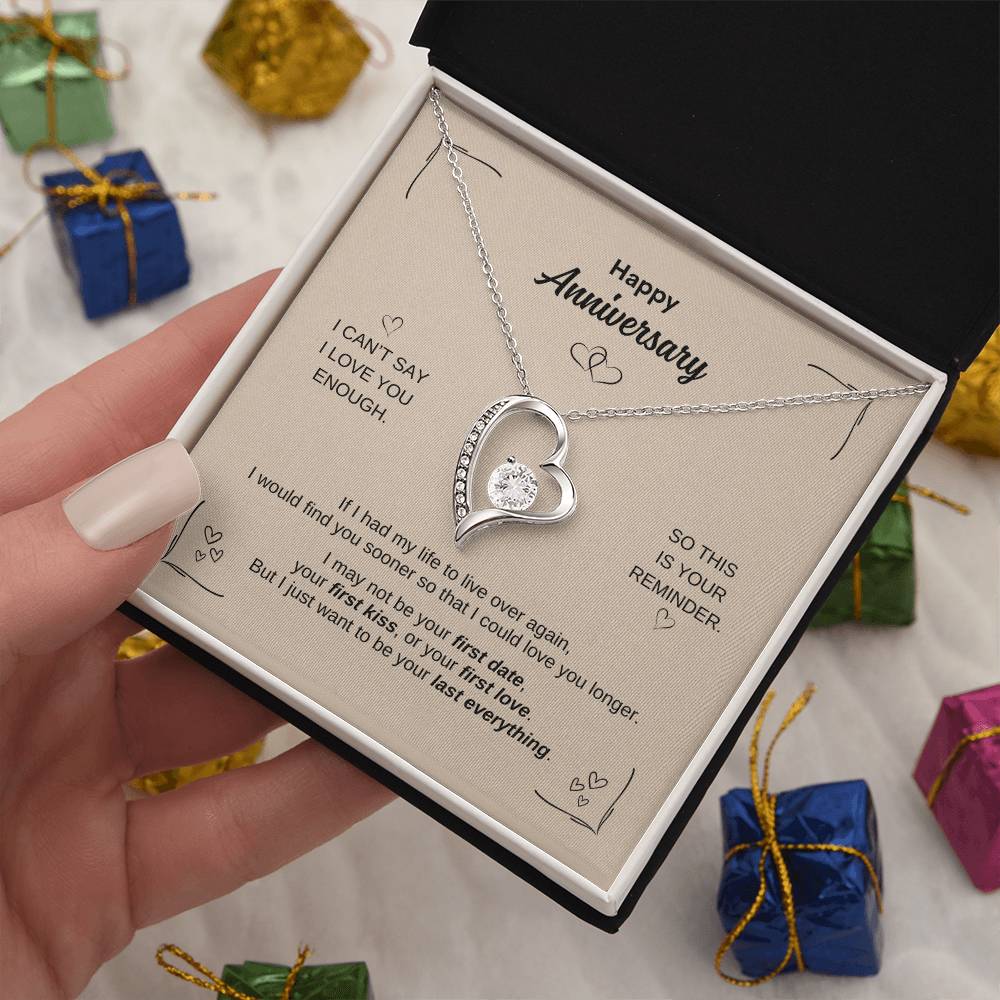 Happy Anniversary ~ Forever Love Necklace