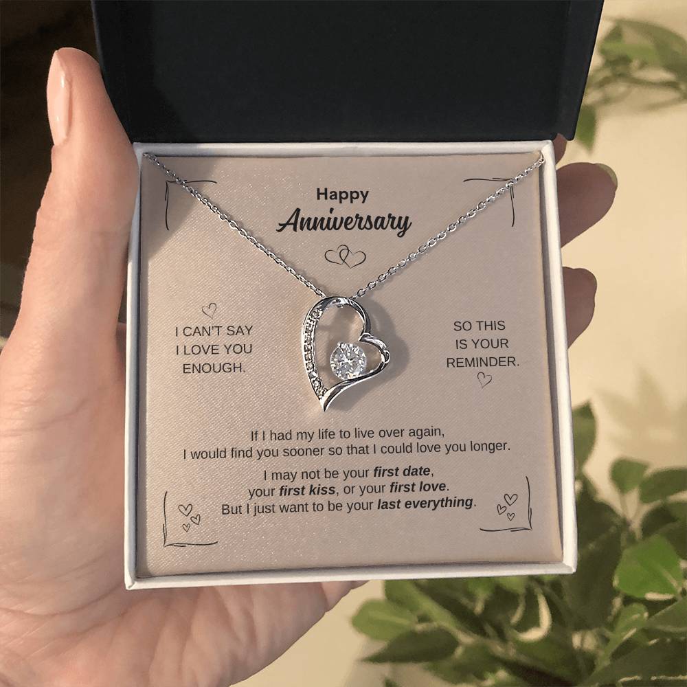 Happy Anniversary ~ Forever Love Necklace