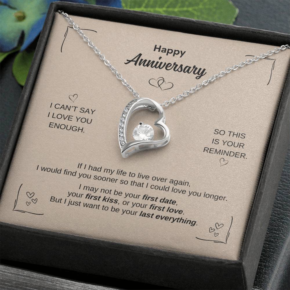 Happy Anniversary ~ Forever Love Necklace