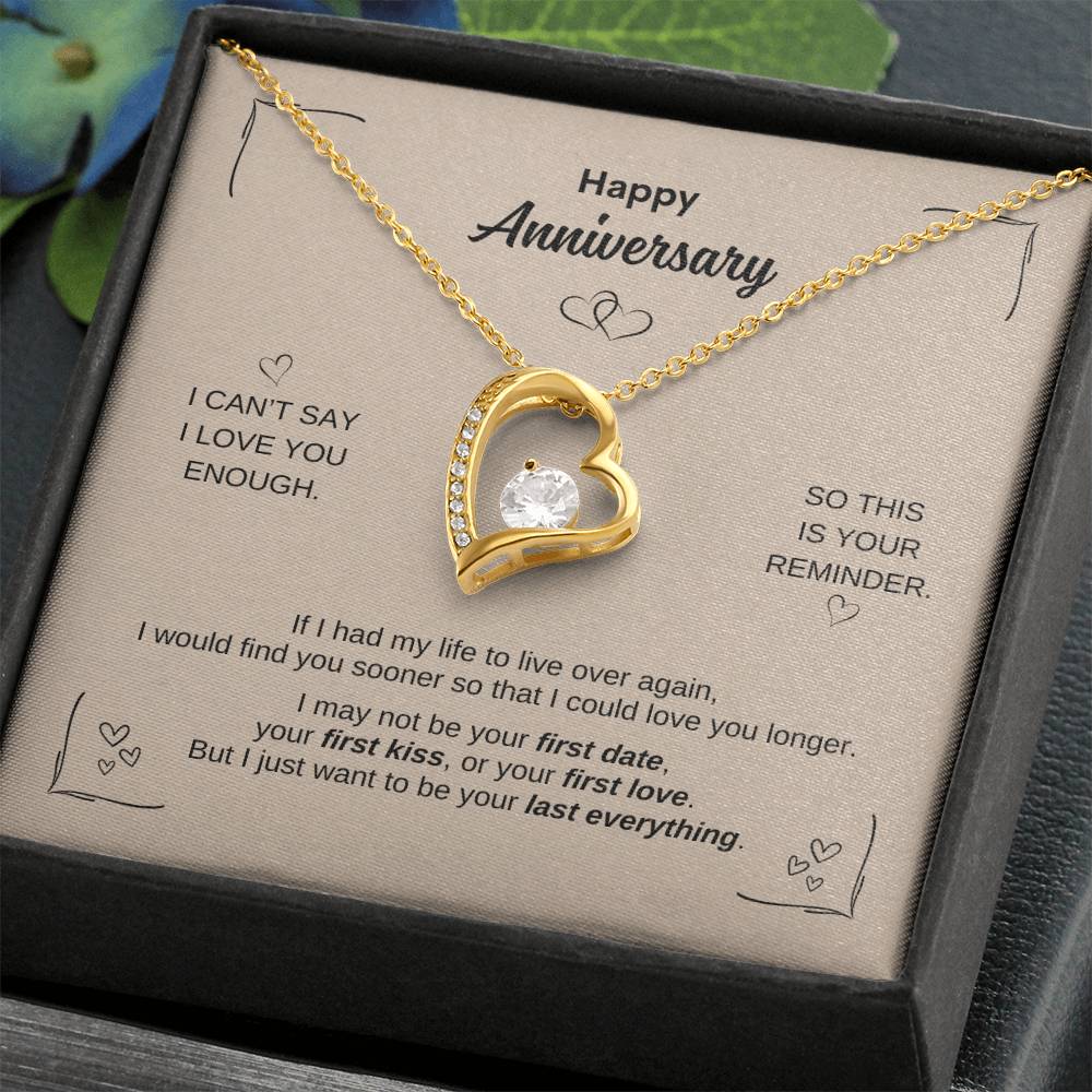 Happy Anniversary ~ Forever Love Necklace