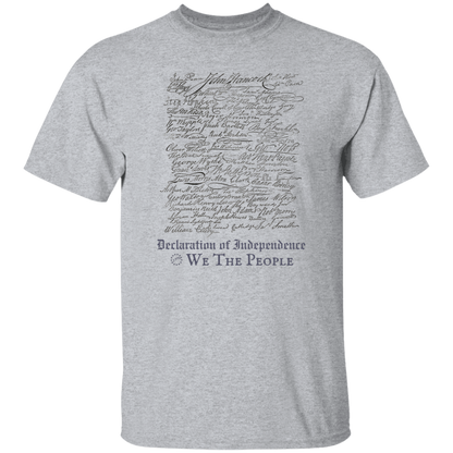 Declaration of Independence Signatures T-Shirt