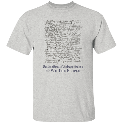 Declaration of Independence Signatures T-Shirt