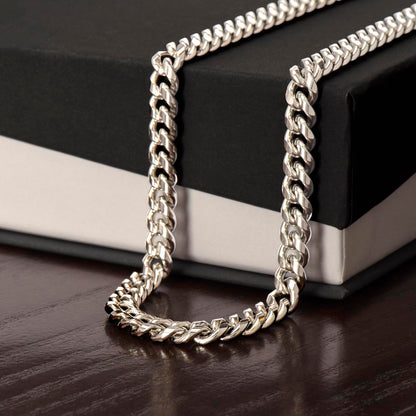 To My One and Only ~ Cuban Link Chain Necklace