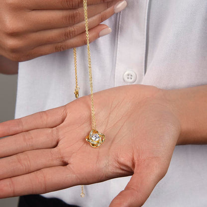 All Females ~ Love Knot Necklace  [NO MESSAGE CARD]