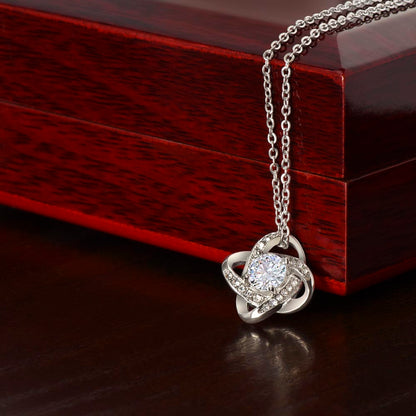 All Females ~ Love Knot Necklace  [NO MESSAGE CARD]