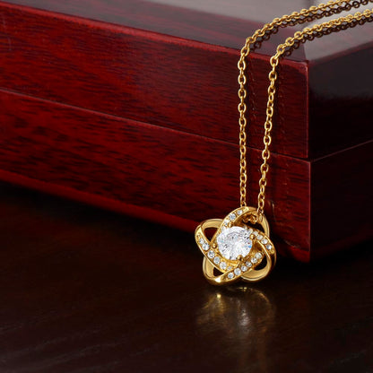 All Females ~ Love Knot Necklace  [NO MESSAGE CARD]