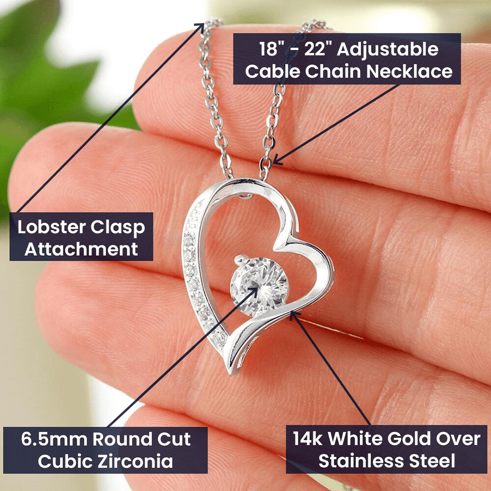 All Females ~ Forever Love Necklace  [NO MESSAGE CARD]