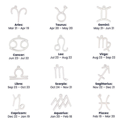 Written In The Stars ~ Zodiac Sign necklace