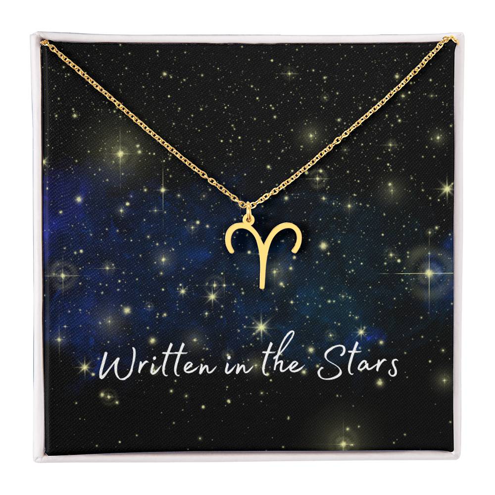 Written In The Stars ~ Zodiac Sign necklace