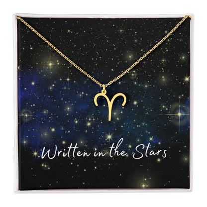 Written In The Stars ~ Zodiac Sign necklace