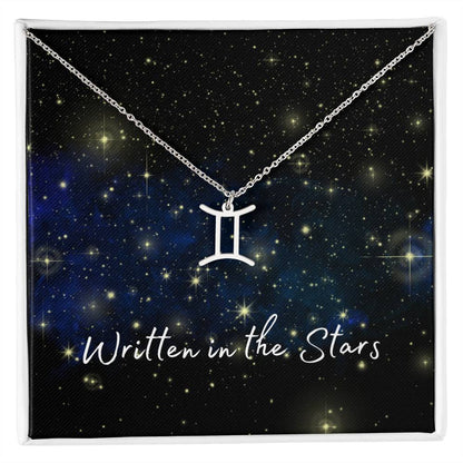 Written In The Stars ~ Zodiac Sign necklace
