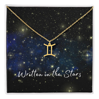 Written In The Stars ~ Zodiac Sign necklace
