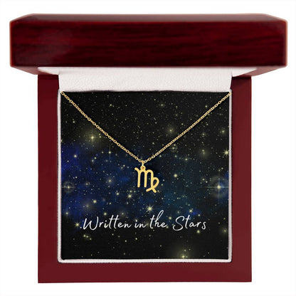 Written In The Stars ~ Zodiac Sign necklace